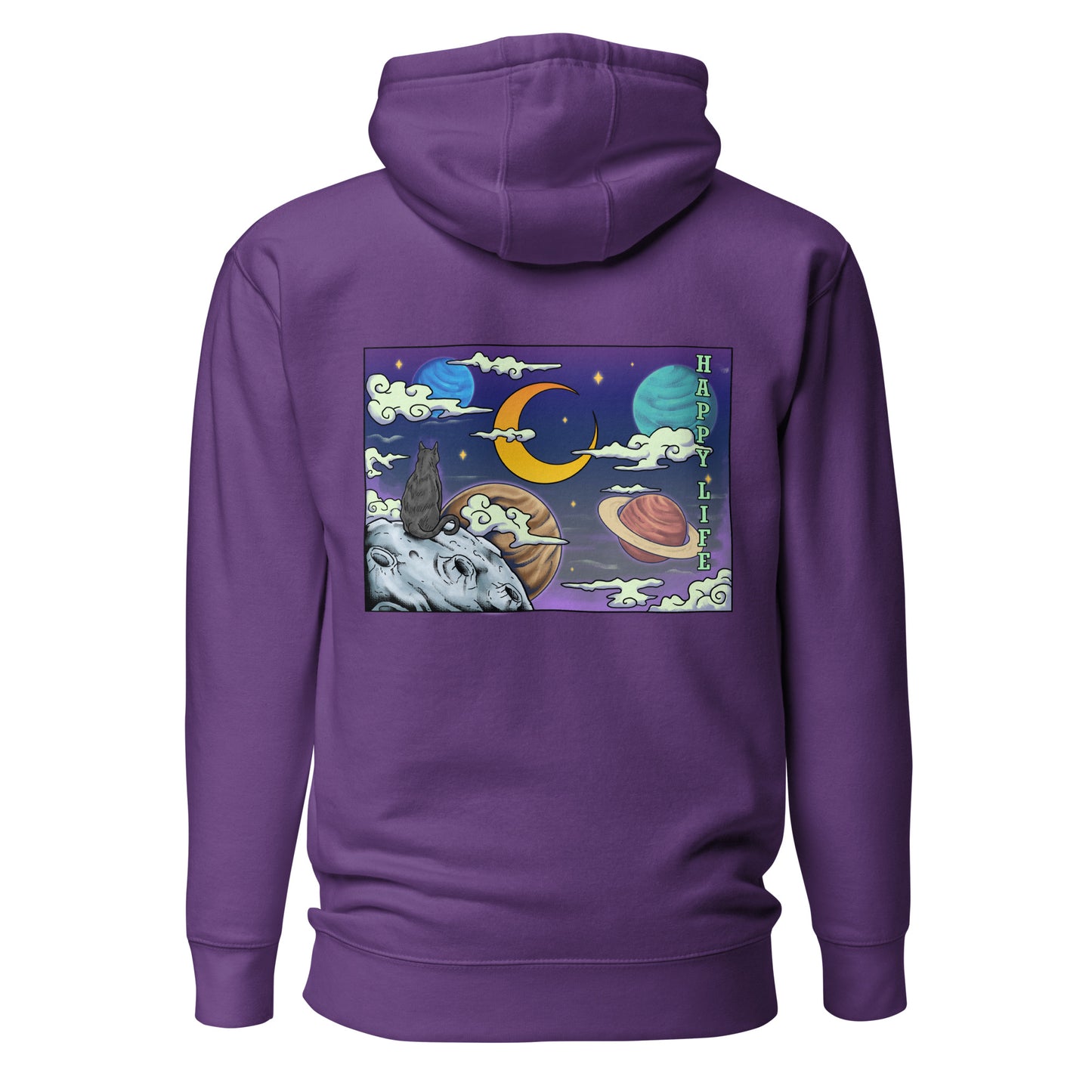 Chill Cat in Space - Hoodie